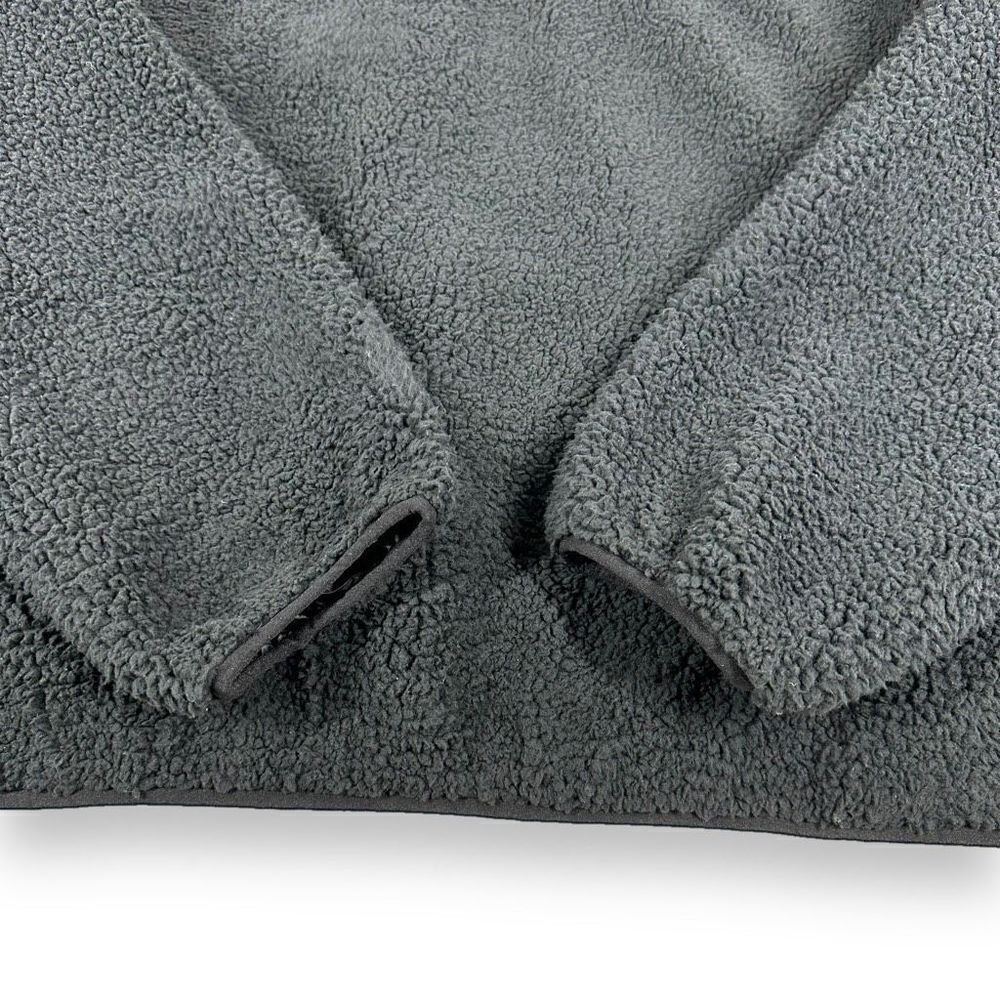 INC International Concepts Sherpa Jacket Mens Size Large L Black Full Zip Fleece - Picture 6 of 12